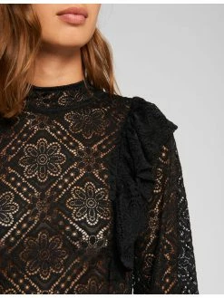 Morgan Γυναίκες Μπλουζάκια Μπλουζάκι 212-TVOL Μαύρο Regular Fit 9 Morgan Γυναίκες Μπλουζάκια Μπλουζάκι 212-TVOL Μαύρο Regular Fit -Εξοδος Morgan Κατάστημα unnamed file 1000