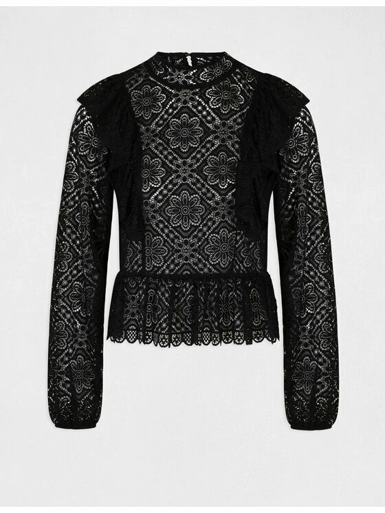 Morgan Γυναίκες Μπλουζάκια Μπλουζάκι 212-TVOL Μαύρο Regular Fit 7 Morgan Γυναίκες Μπλουζάκια Μπλουζάκι 212-TVOL Μαύρο Regular Fit - Image 5