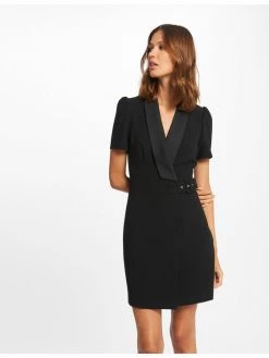 Morgan Γυναίκες Καθημερινά Φορέματα Φόρεμα καθημερινό 212-RAKITO Μαύρο Regular Fit