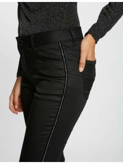 Morgan Γυναίκες Υφασμάτινα Παντελόνια Παντελόνι υφασμάτινο 212-PRADO Μαύρο Slim Fit -Εξοδος Morgan Κατάστημα unnamed file 1034