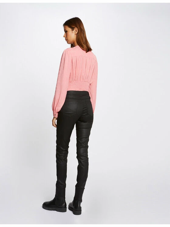 Morgan Γυναίκες Υφασμάτινα Παντελόνια Παντελόνι υφασμάτινο 212-PBIKKY Μαύρο Slim Fit 5 Morgan Γυναίκες Υφασμάτινα Παντελόνια Παντελόνι υφασμάτινο 212-PBIKKY Μαύρο Slim Fit - Image 3