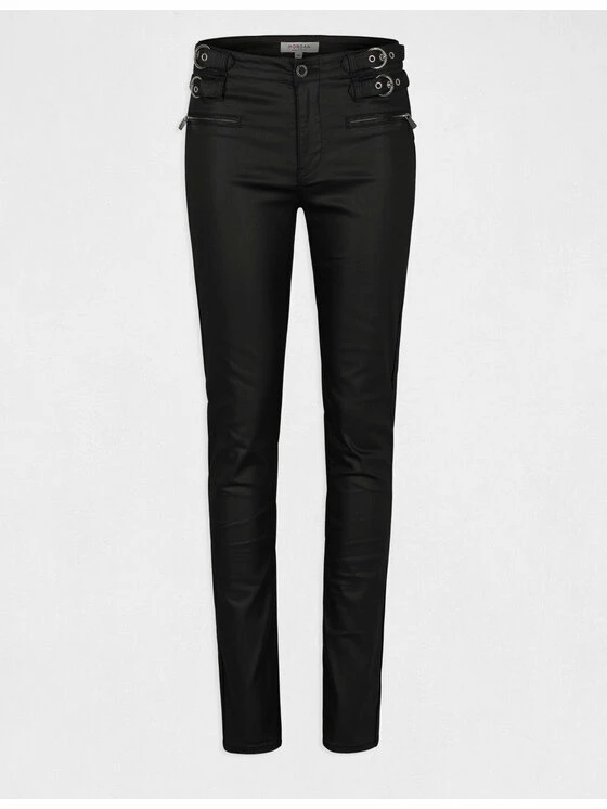 Morgan Γυναίκες Υφασμάτινα Παντελόνια Παντελόνι υφασμάτινο 212-PBIKKY Μαύρο Slim Fit 7 Morgan Γυναίκες Υφασμάτινα Παντελόνια Παντελόνι υφασμάτινο 212-PBIKKY Μαύρο Slim Fit - Image 5