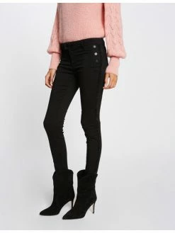 Morgan Γυναίκες Υφασμάτινα Παντελόνια Παντελόνι υφασμάτινο 212-PEMA Μαύρο Skinny Fit