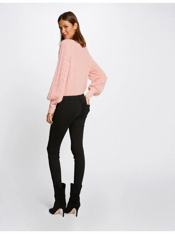 Morgan Γυναίκες Υφασμάτινα Παντελόνια Παντελόνι υφασμάτινο 212-PEMA Μαύρο Skinny Fit 5 Morgan Γυναίκες Υφασμάτινα Παντελόνια Παντελόνι υφασμάτινο 212-PEMA Μαύρο Skinny Fit - Image 3