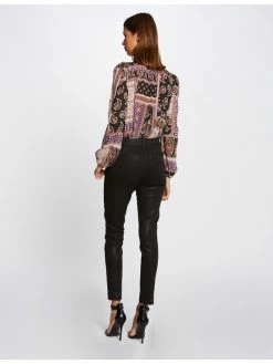 Morgan Γυναίκες Υφασμάτινα Παντελόνια Παντελόνι υφασμάτινο 212-PERLA Μαύρο Slim Fit -Εξοδος Morgan Κατάστημα unnamed file 1050