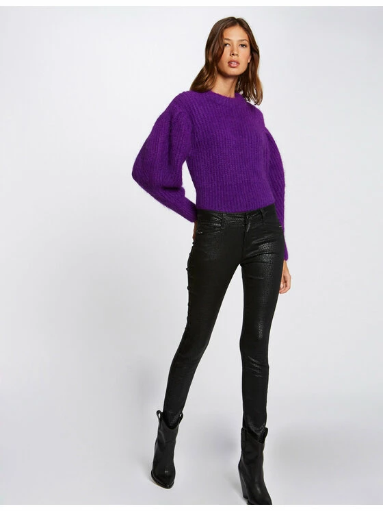 Morgan Γυναίκες Υφασμάτινα Παντελόνια Παντελόνι υφασμάτινο 212-PIKA Μαύρο Skinny Fit 4 Morgan Γυναίκες Υφασμάτινα Παντελόνια Παντελόνι υφασμάτινο 212-PIKA Μαύρο Skinny Fit - Image 2