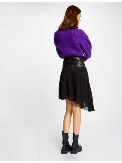 Morgan Γυναίκες Φούστα Mini 212-JERICO Μαύρο Regular Fit -Εξοδος Morgan Κατάστημα unnamed file 1068