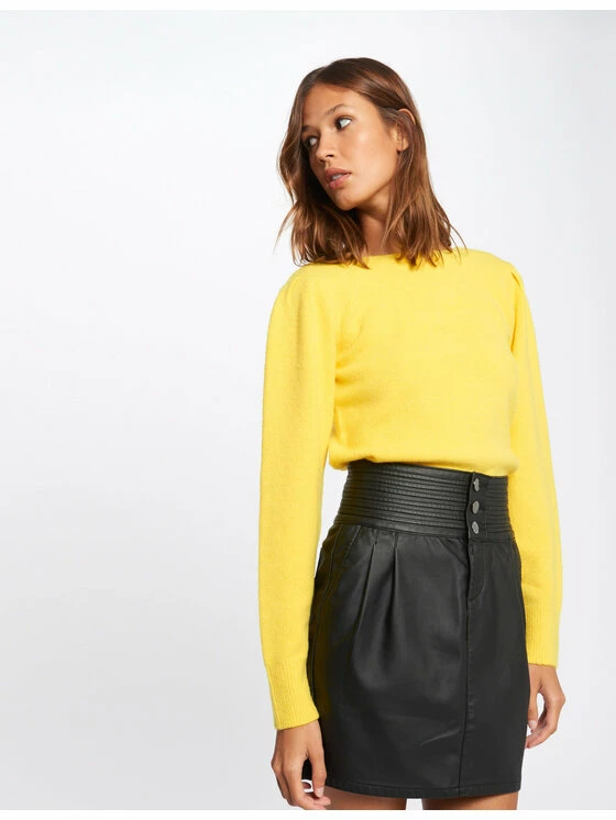 Morgan Γυναίκες Mini Φούστα από απομίμηση δέρματος 212-JINCY Μαύρο Regular Fit 3 Morgan Γυναίκες Mini Φούστα από απομίμηση δέρματος 212-JINCY Μαύρο Regular Fit