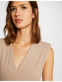 Morgan Γυναίκες Κορμάκια κορμάκι 212-DELI Μπεζ Slim Fit -Εξοδος Morgan Κατάστημα unnamed file 1107