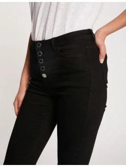 Morgan Γυναίκες Τζιν 211-PBLACK Μαύρο Skinny Fit -Εξοδος Morgan Κατάστημα unnamed file 1112