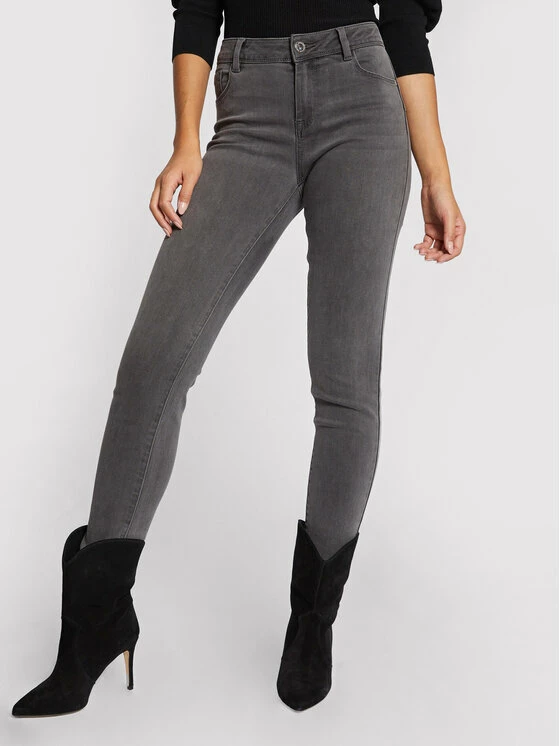 Morgan Γυναίκες Τζιν 201-POM.P Γκρι Slim Fit 3 Morgan Γυναίκες Τζιν 201-POM.P Γκρι Slim Fit