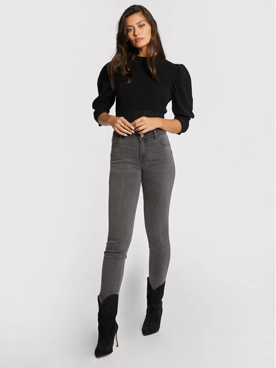 Morgan Γυναίκες Τζιν 201-POM.P Γκρι Slim Fit 4 Morgan Γυναίκες Τζιν 201-POM.P Γκρι Slim Fit - Image 2