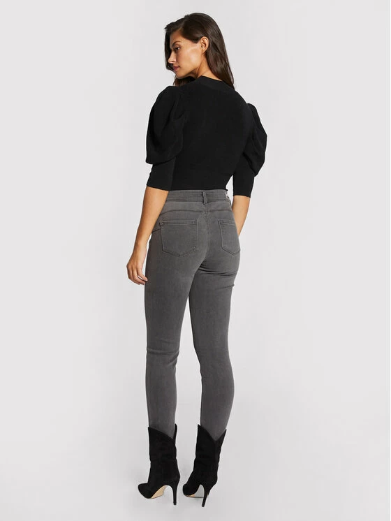 Morgan Γυναίκες Τζιν 201-POM.P Γκρι Slim Fit 5 Morgan Γυναίκες Τζιν 201-POM.P Γκρι Slim Fit - Image 3