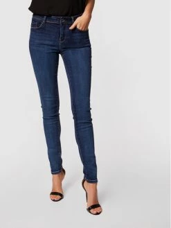Morgan Γυναίκες Τζιν 201-POM.P Σκούρο μπλε Slim Fit
