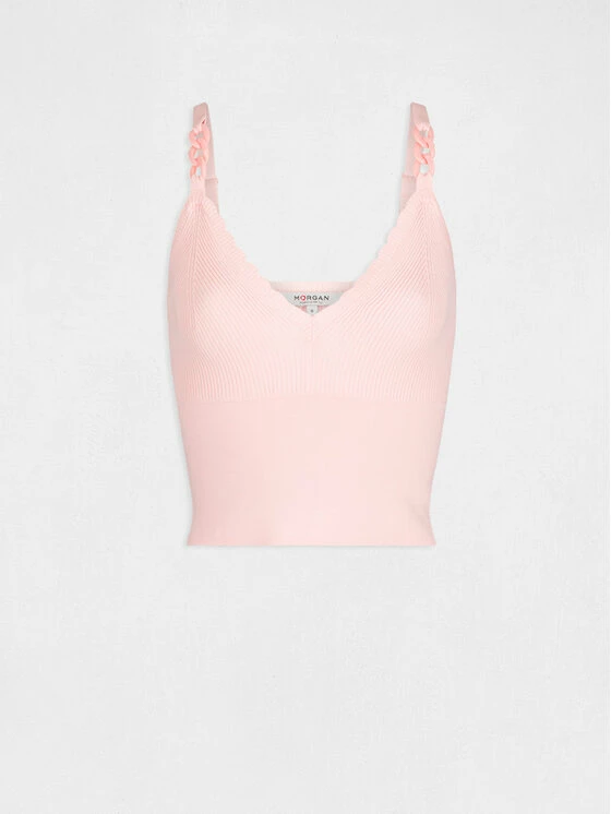 Morgan Γυναίκες Tops Τοπ 211-MISTO Ροζ Slim Fit 7 Morgan Γυναίκες Tops Τοπ 211-MISTO Ροζ Slim Fit - Image 5