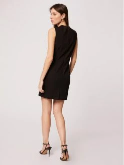 Morgan Γυναίκες Κοκτέιλ Φορέματα Φόρεμα κοκτέιλ 212-REGINA.F Μαύρο Slim Fit -Εξοδος Morgan Κατάστημα unnamed file 1206