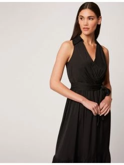 Morgan Γυναίκες Καθημερινά Φορέματα Φόρεμα καθημερινό 212-RLALIE Μαύρο Regular Fit