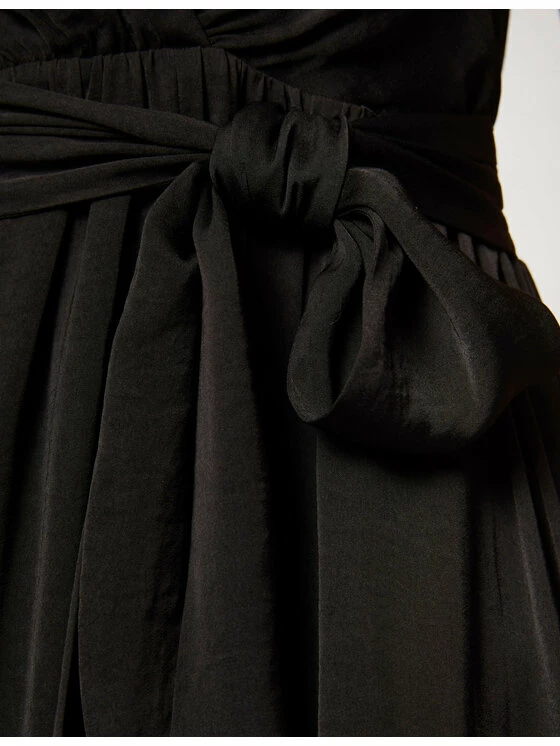 Morgan Γυναίκες Καθημερινά Φορέματα Φόρεμα καθημερινό 212-RLALIE Μαύρο Regular Fit 6 Morgan Γυναίκες Καθημερινά Φορέματα Φόρεμα καθημερινό 212-RLALIE Μαύρο Regular Fit - Image 4