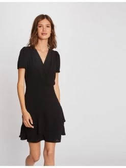 Morgan Γυναίκες Κοκτέιλ Φορέματα Φόρεμα κοκτέιλ 212-RENAIA.F Μαύρο Regular Fit