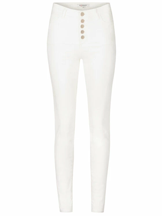 Morgan Γυναίκες Τζιν 211-PWHITE Λευκό Slim Fit 8 Morgan Γυναίκες Τζιν 211-PWHITE Λευκό Slim Fit - Image 6