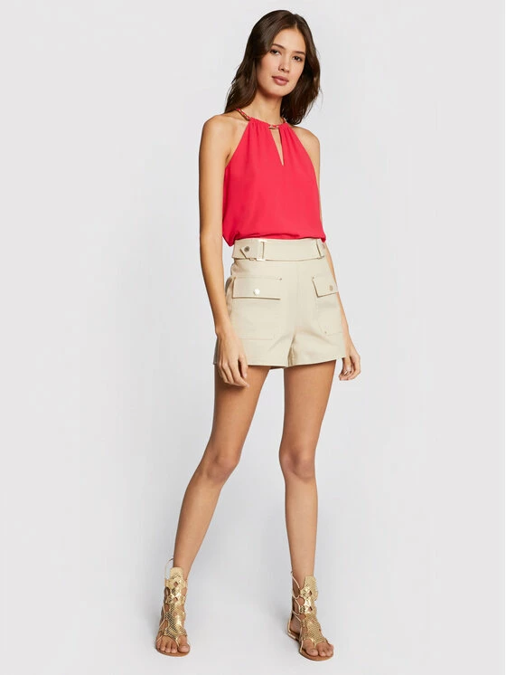 Morgan Γυναίκες Μπλουζάκια Μπλουζάκι 211-ORINES Ροζ Regular Fit 4 Morgan Γυναίκες Μπλουζάκια Μπλουζάκι 211-ORINES Ροζ Regular Fit - Image 2