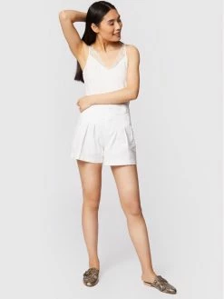 Morgan Γυναίκες Tops Τοπ 211-BONAFI Λευκό Slim Fit -Εξοδος Morgan Κατάστημα unnamed file 1253