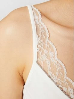 Morgan Γυναίκες Tops Τοπ 211-BONAFI Λευκό Slim Fit -Εξοδος Morgan Κατάστημα unnamed file 1255