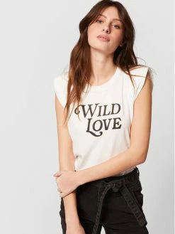 Morgan Γυναίκες Μπλουζάκια Μπλουζάκι 211-DPAUL Λευκό Regular Fit