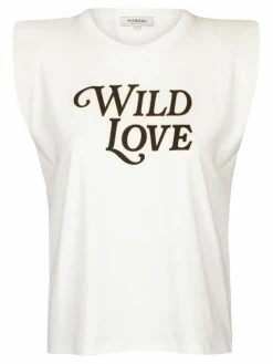 Morgan Γυναίκες Μπλουζάκια Μπλουζάκι 211-DPAUL Λευκό Regular Fit -Εξοδος Morgan Κατάστημα unnamed file 1296