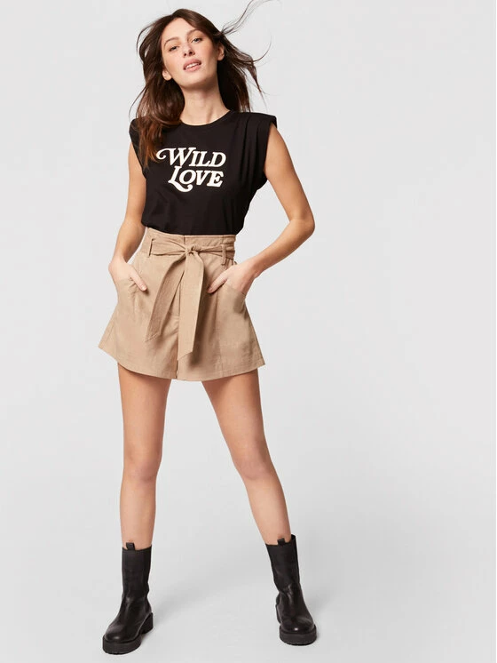 Morgan Γυναίκες Μπλουζάκια Μπλουζάκι 211-DPAUL Μαύρο Regular Fit 4 Morgan Γυναίκες Μπλουζάκια Μπλουζάκι 211-DPAUL Μαύρο Regular Fit - Image 2