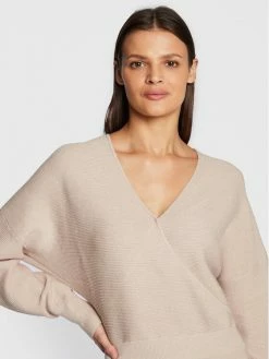 Morgan Γυναίκες Πλεκτά Φορέματα Φόρεμα υφασμάτινο 222-RMLISA Μπεζ Fitted Fit -Εξοδος Morgan Κατάστημα unnamed file 13