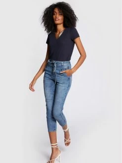 Morgan Γυναίκες T-shirts T-Shirt 211-DORE Σκούρο μπλε Regular Fit -Εξοδος Morgan Κατάστημα unnamed file 1303