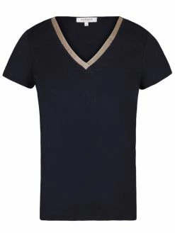 Morgan Γυναίκες T-shirts T-Shirt 211-DORE Σκούρο μπλε Regular Fit -Εξοδος Morgan Κατάστημα unnamed file 1307