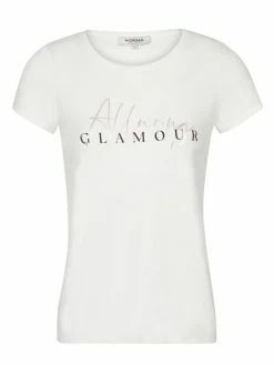 Morgan Γυναίκες T-shirts T-Shirt 211-DALUR Λευκό Regular Fit -Εξοδος Morgan Κατάστημα unnamed file 1312