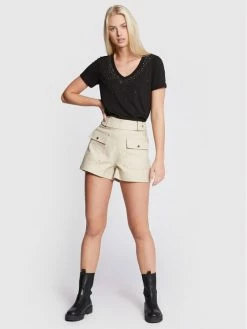 Morgan Γυναίκες T-shirts T-Shirt 211-DLINA Μαύρο Regular Fit -Εξοδος Morgan Κατάστημα unnamed file 1320