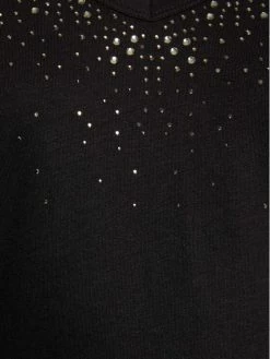 Morgan Γυναίκες T-shirts T-Shirt 211-DLINA Μαύρο Regular Fit -Εξοδος Morgan Κατάστημα unnamed file 1323