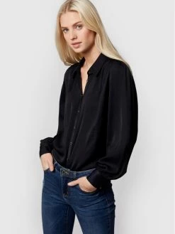 Morgan Γυναίκες Casual Πουκάμισα Πουκάμισο 211-CHALALA Σκούρο μπλε Regular Fit