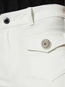 Morgan Γυναίκες Bootcut Τζιν 211-PHEONIX Λευκό Slim Fit -Εξοδος Morgan Κατάστημα unnamed file 1355