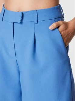 Morgan Γυναίκες Υφασμάτινα Σορτς Σορτς υφασμάτινο 222-SHELLY.F Μπλε Loose Fit -Εξοδος Morgan Κατάστημα unnamed file 1360