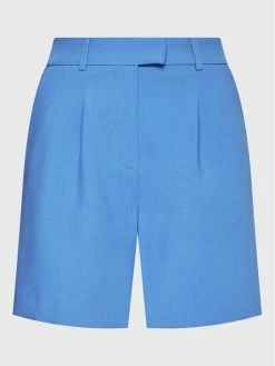 Morgan Γυναίκες Υφασμάτινα Σορτς Σορτς υφασμάτινο 222-SHELLY.F Μπλε Loose Fit -Εξοδος Morgan Κατάστημα unnamed file 1361