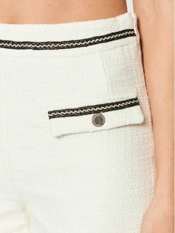 Morgan Γυναίκες Υφασμάτινα Σορτς Σορτς υφασμάτινο 221-SHAEL Λευκό Straight Fit -Εξοδος Morgan Κατάστημα unnamed file 1370