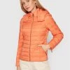 Morgan Γυναίκες Πουπουλένια Μπουφάν Μπουφάν πουπουλένιο 221-GEROSA Πορτοκαλί Regular Fit -Εξοδος Morgan Κατάστημα unnamed file 1378