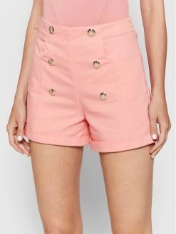 Morgan Γυναίκες Υφασμάτινα Σορτς Σορτς υφασμάτινο 221-SHIBO.F Ροζ Regular Fit