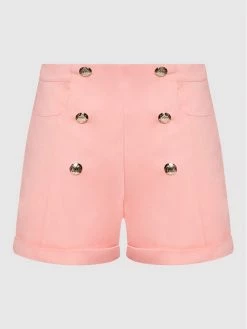 Morgan Γυναίκες Υφασμάτινα Σορτς Σορτς υφασμάτινο 221-SHIBO.F Ροζ Regular Fit -Εξοδος Morgan Κατάστημα unnamed file 1388