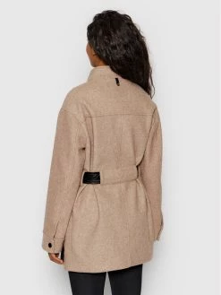 Morgan Γυναίκες Μεταβατικά Παλτά Παλτό μεταβατικό 221-GUILIA Μπεζ Regular Fit -Εξοδος Morgan Κατάστημα unnamed file 1421