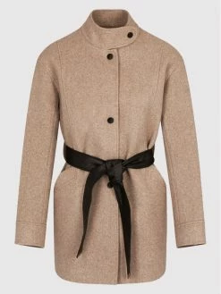 Morgan Γυναίκες Μεταβατικά Παλτά Παλτό μεταβατικό 221-GUILIA Μπεζ Regular Fit -Εξοδος Morgan Κατάστημα unnamed file 1424