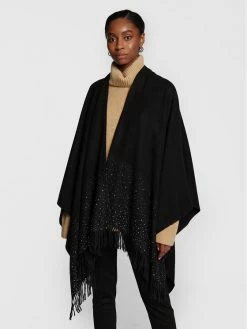 Morgan Γυναίκες Ζακέτες Πόντσο 222-5BONG Μαύρο Loose Fit