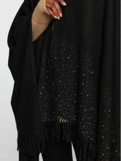 Morgan Γυναίκες Ζακέτες Πόντσο 222-5BONG Μαύρο Loose Fit -Εξοδος Morgan Κατάστημα unnamed file 1470