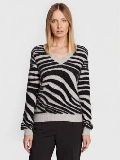 Morgan Γυναίκες Πουλόβερ 222-MSAFRAN Γκρι Regular Fit