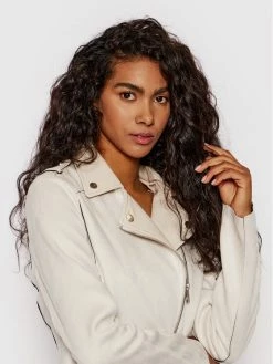 Morgan Γυναίκες Δερμάτινα Μπουφάν Μπουφάν από απομίμηση δέρματος 221-GAMIMI Μπεζ Regular Fit -Εξοδος Morgan Κατάστημα unnamed file 1531